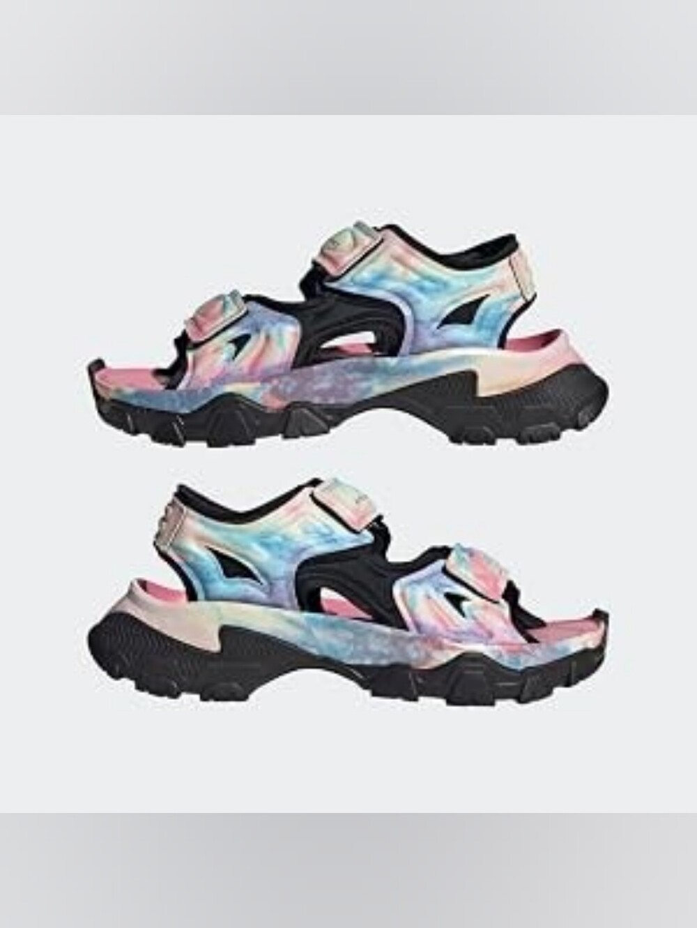 Stella McCartney Pastel Tie-Dye Sport Sandals